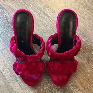 ASOS Velvet Sandals, Sz 4UK (Size 6 US)